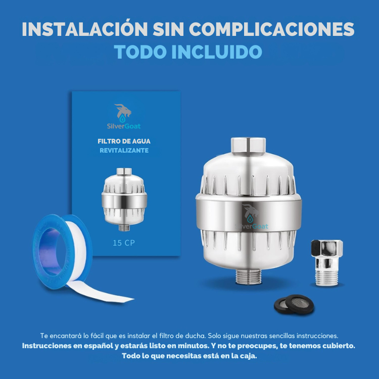 Filtro Revitalizante de Ducha SilverGoat™
